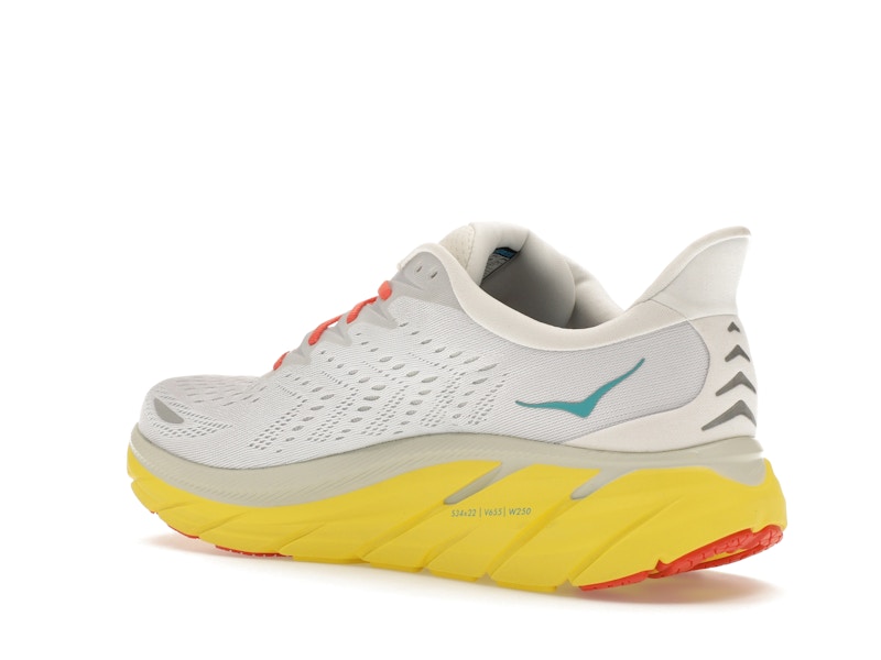 Hoka One One Clifton 8 Blanc De Blanc Illuminating Yellow