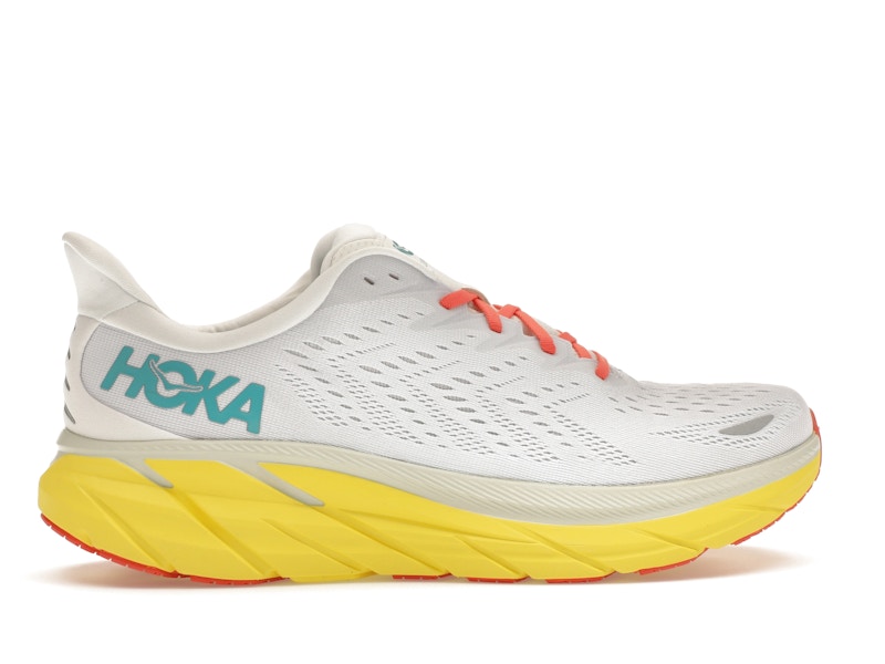 Hoka One One Clifton 8 Blanc De Blanc Illuminating Yellow