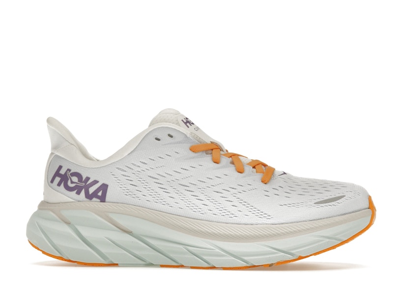 Hoka One One Clifton 8 Blanc De Blanc Purple Seafoam (Women's)