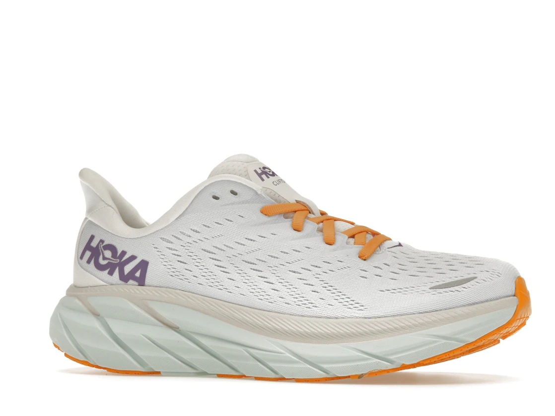 Hoka One One Clifton 8 Blanc De Blanc Purple Seafoam (Women's)