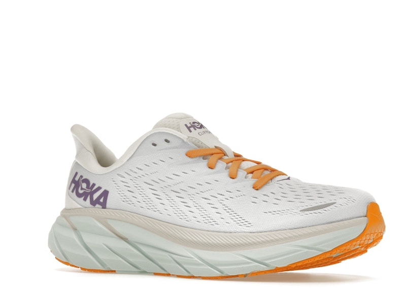 Hoka One One Clifton 8 Blanc De Blanc Purple Seafoam (Women's)