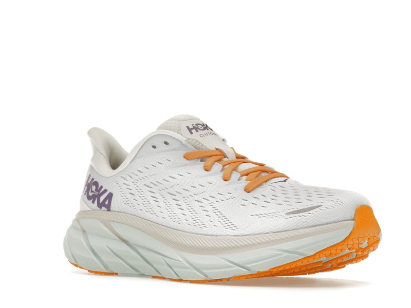 Hoka One One Clifton 8 Blanc De Blanc Purple Seafoam (Women's)