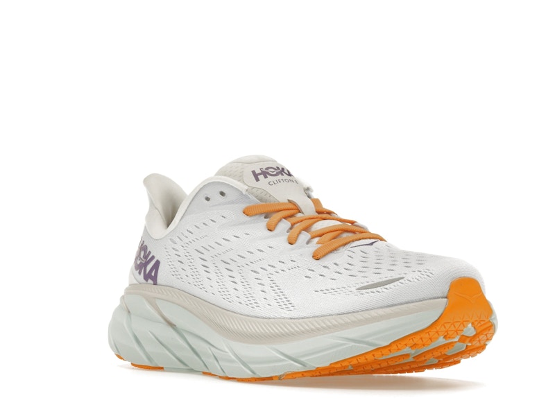 Hoka One One Clifton 8 Blanc De Blanc Purple Seafoam (Women's)