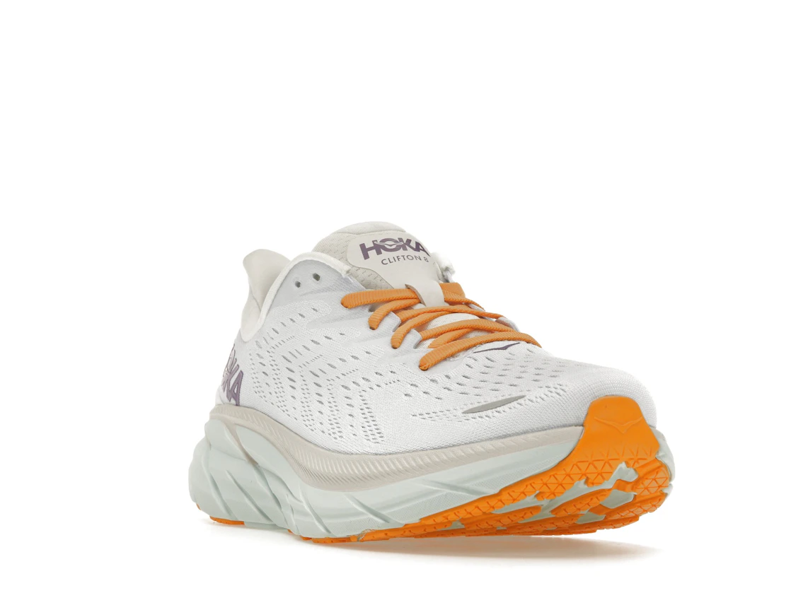 Hoka One One Clifton 8 Blanc De Blanc Purple Seafoam (Women's)