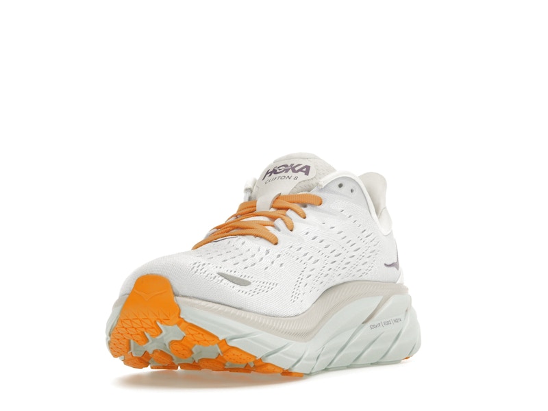 Hoka One One Clifton 8 Blanc De Blanc Purple Seafoam (Women's)