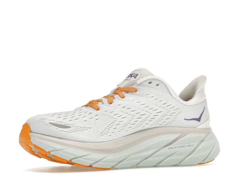 Hoka One One Clifton 8 Blanc De Blanc Purple Seafoam (Women's)