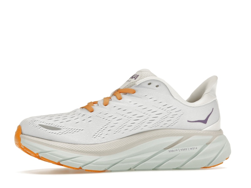 Hoka One One Clifton 8 Blanc De Blanc Purple Seafoam (Women's)