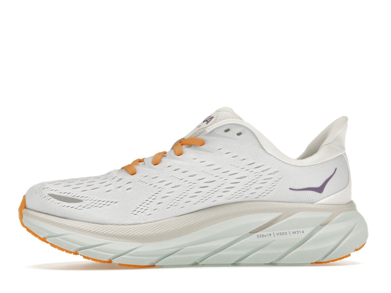 Hoka One One Clifton 8 Blanc De Blanc Purple Seafoam (Women's)