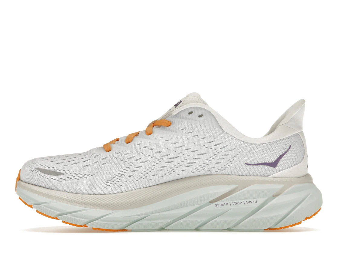 Hoka One One Clifton 8 Blanc De Blanc Purple Seafoam (Women's)