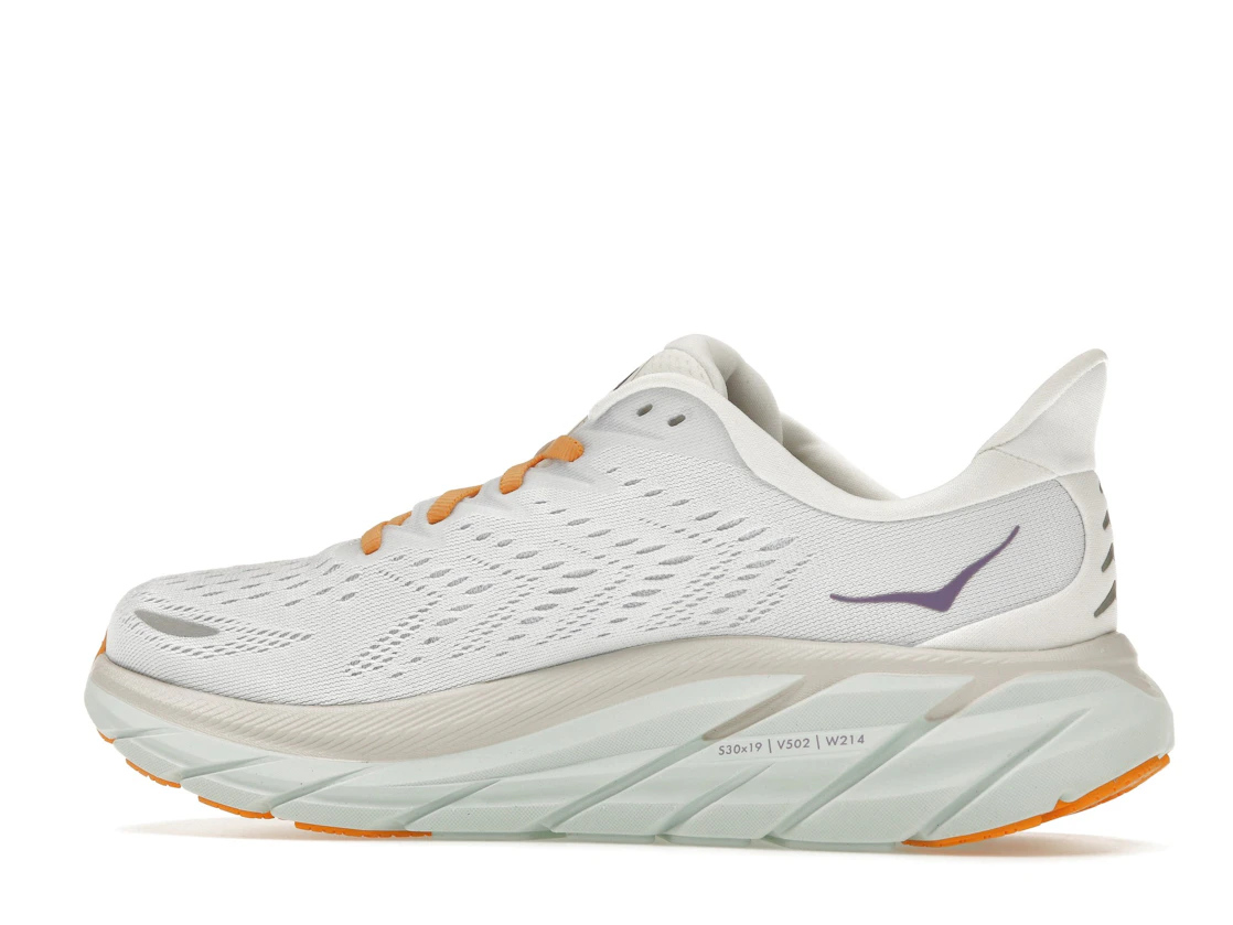 Hoka One One Clifton 8 Blanc De Blanc Purple Seafoam (Women's)