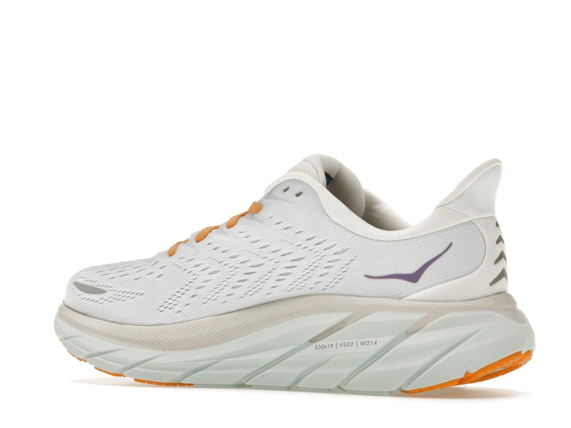 Hoka One One Clifton 8 Blanc De Blanc Purple Seafoam (Women's)