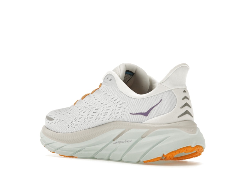 Hoka One One Clifton 8 Blanc De Blanc Purple Seafoam (Women's)