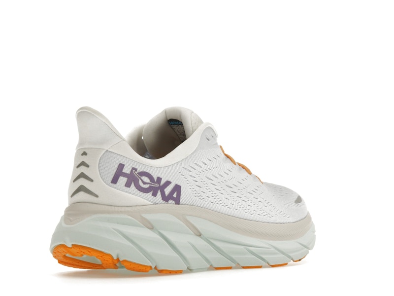 Hoka One One Clifton 8 Blanc De Blanc Purple Seafoam (Women's)