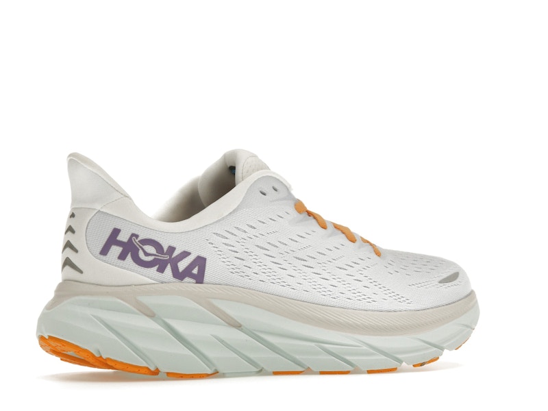 Hoka One One Clifton 8 Blanc De Blanc Purple Seafoam (Women's)