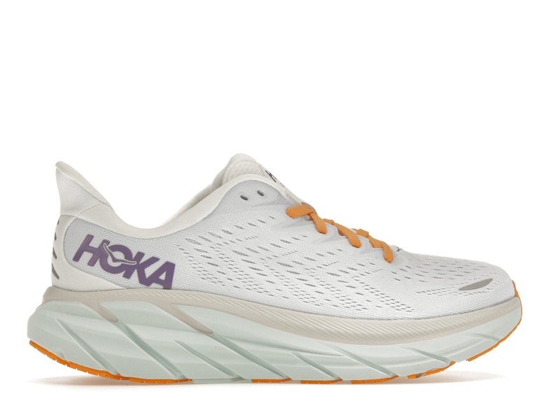 Hoka One One Clifton 8 Blanc De Blanc Purple Seafoam (Women's)