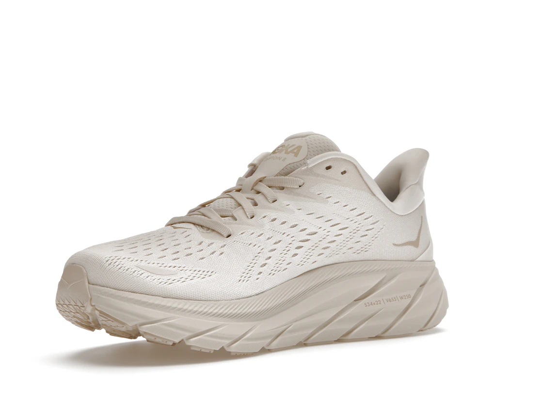 Hoka One One Clifton 8 Eggnog Shifting Sand