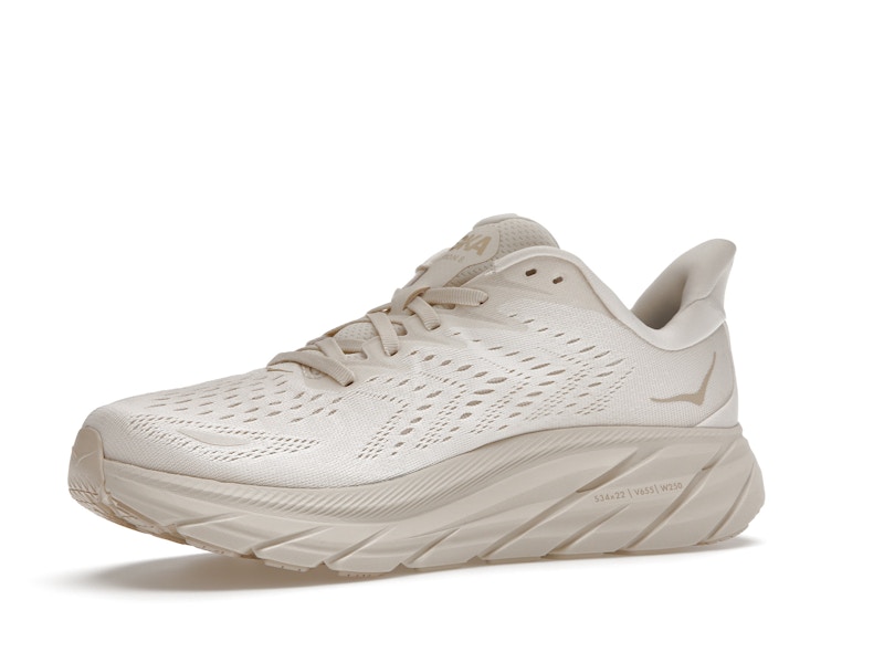 Hoka One One Clifton 8 Eggnog Shifting Sand