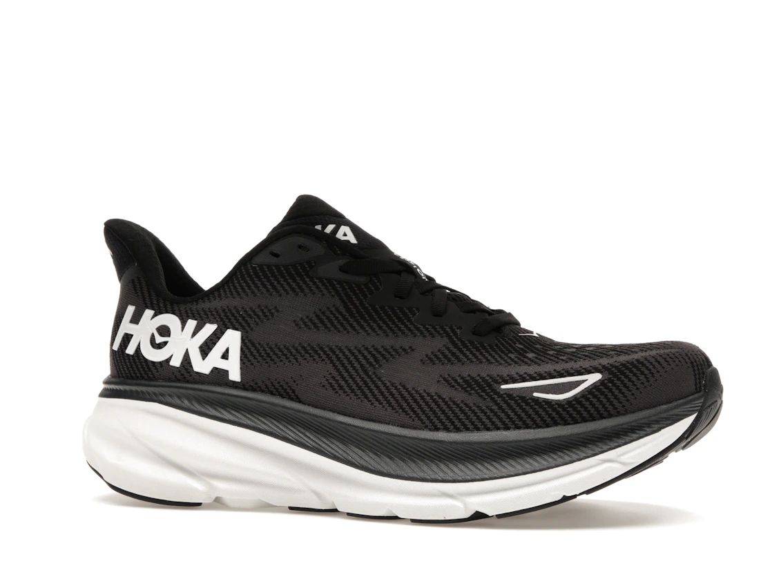 Hoka One One Clifton 9 Black White