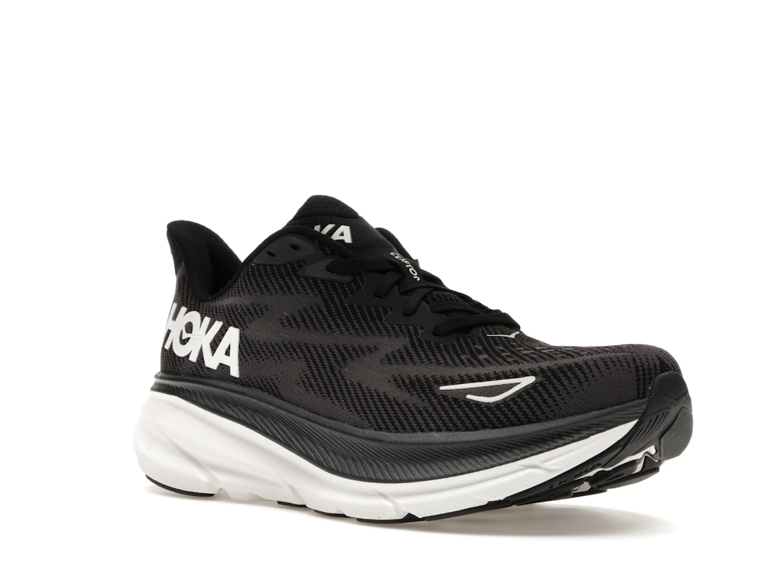 Hoka One One Clifton 9 Black White
