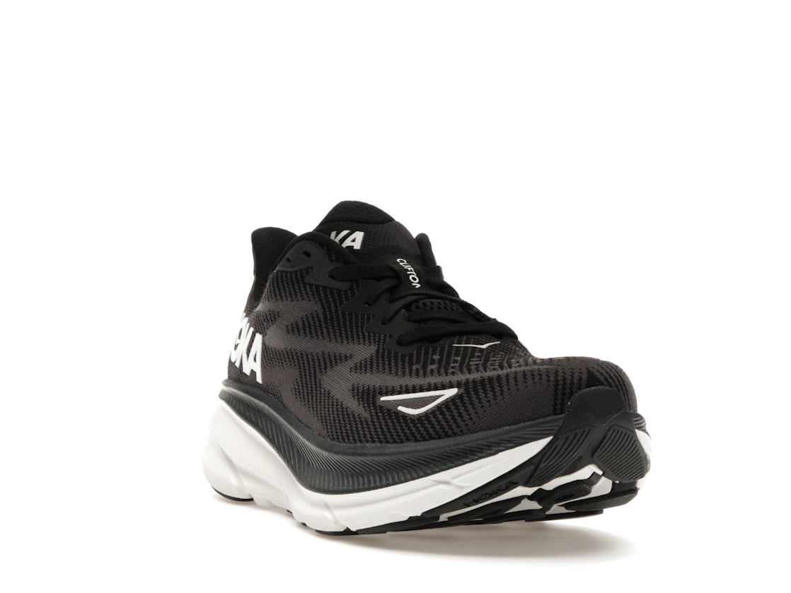 Hoka One One Clifton 9 Black White