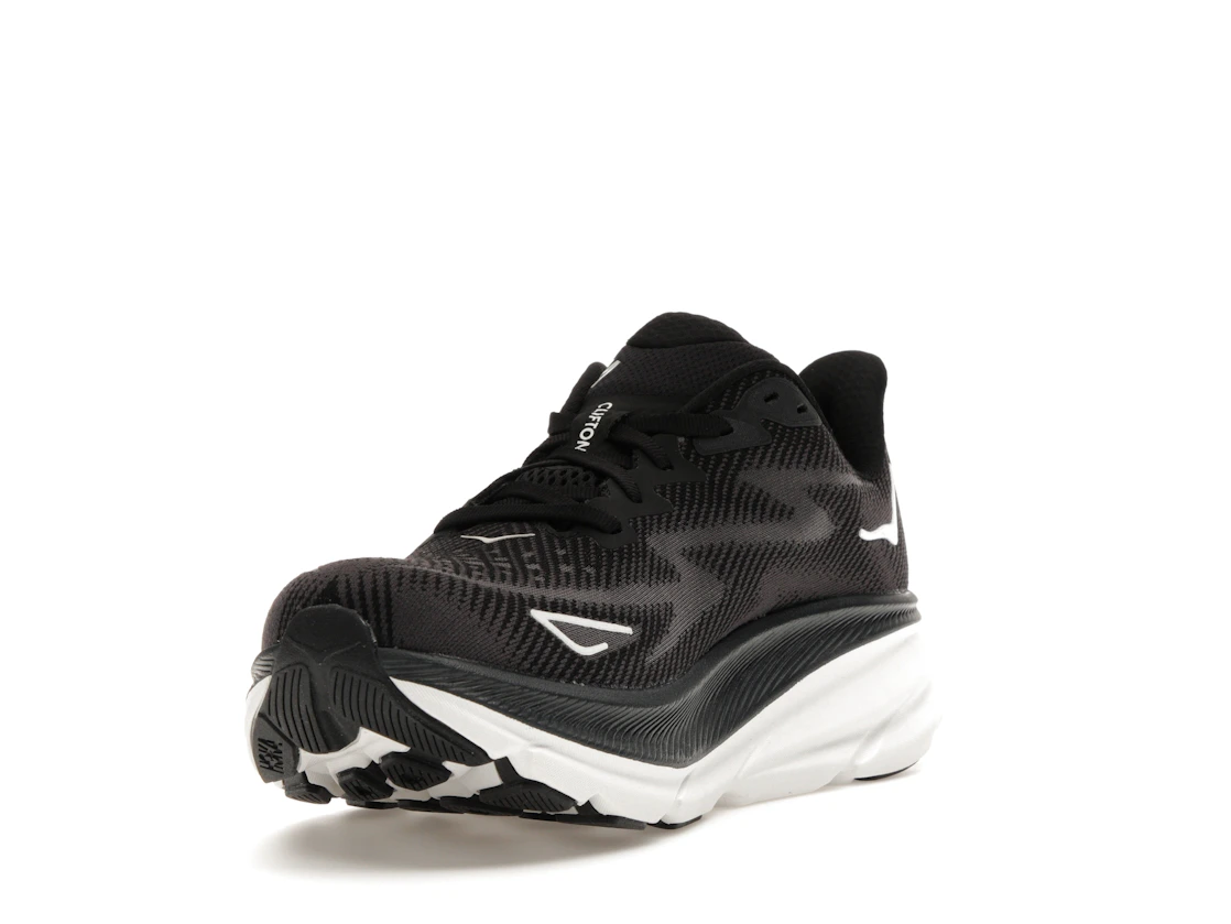 Hoka One One Clifton 9 Black White