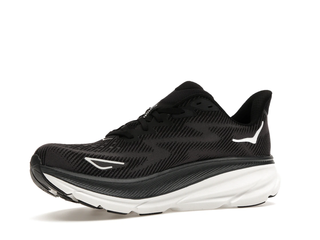 Hoka One One Clifton 9 Black White