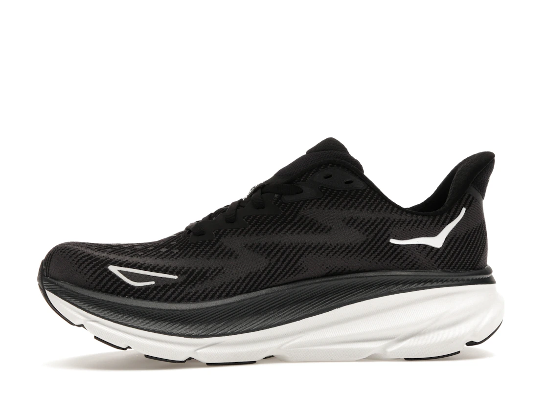 Hoka One One Clifton 9 Black White