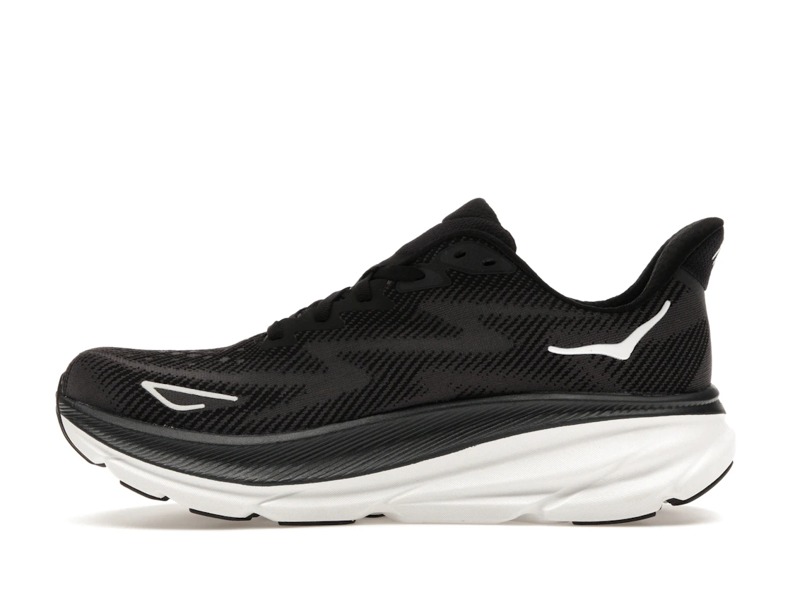 Hoka One One Clifton 9 Black White