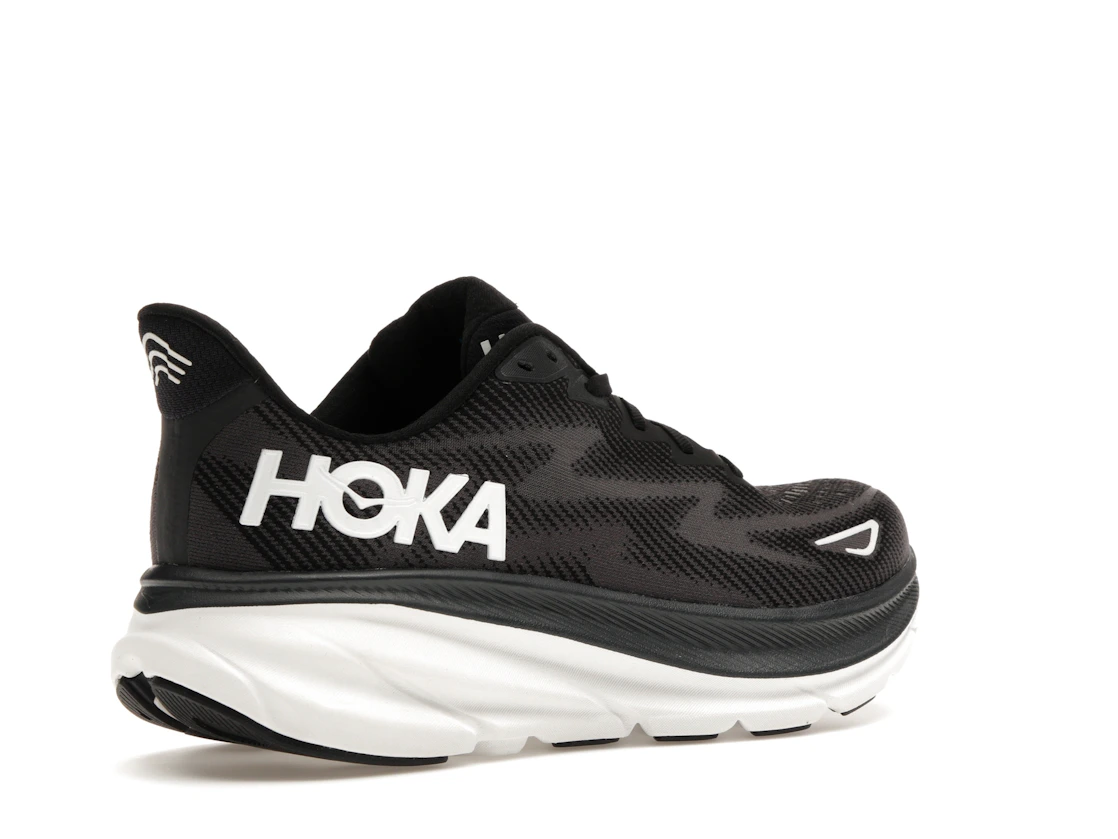Hoka One One Clifton 9 Black White