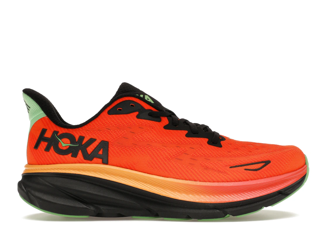 Hoka One One Clifton 9 Flame Vibrant Orange