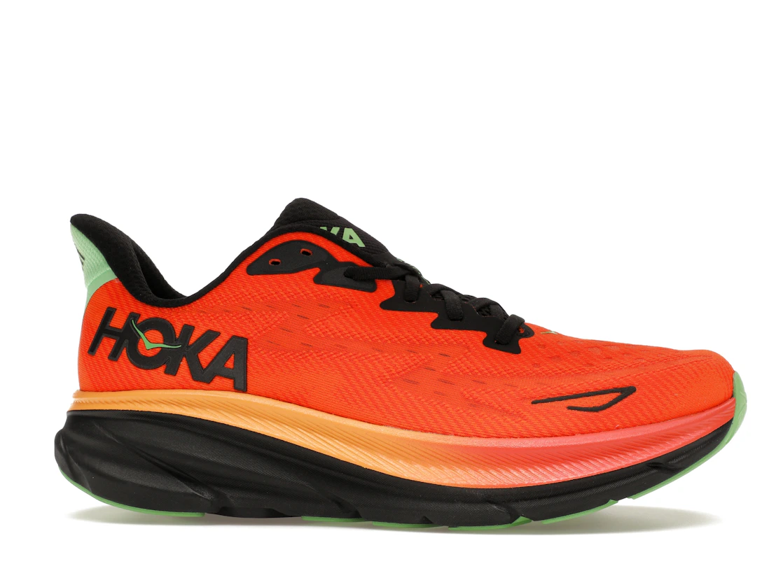 Hoka One One Clifton 9 Flame Vibrant Orange