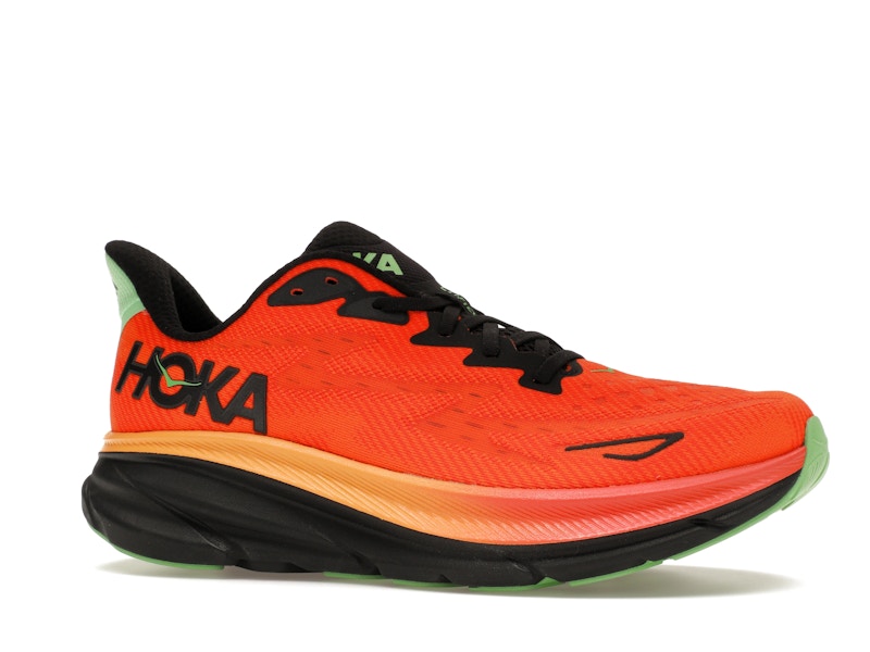 Hoka One One Clifton 9 Flame Vibrant Orange