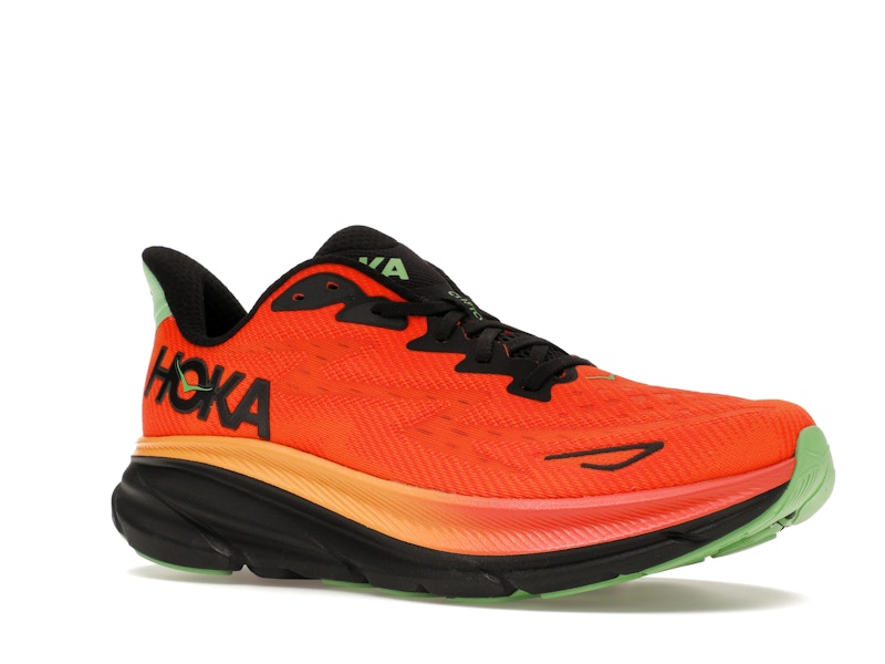 Hoka One One Clifton 9 Flame Vibrant Orange