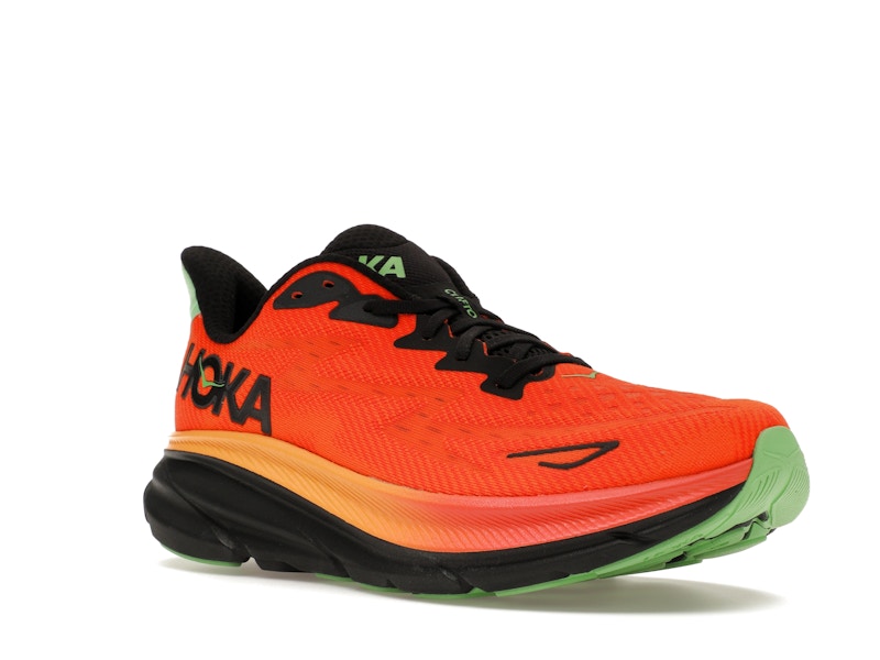 Hoka One One Clifton 9 Flame Vibrant Orange