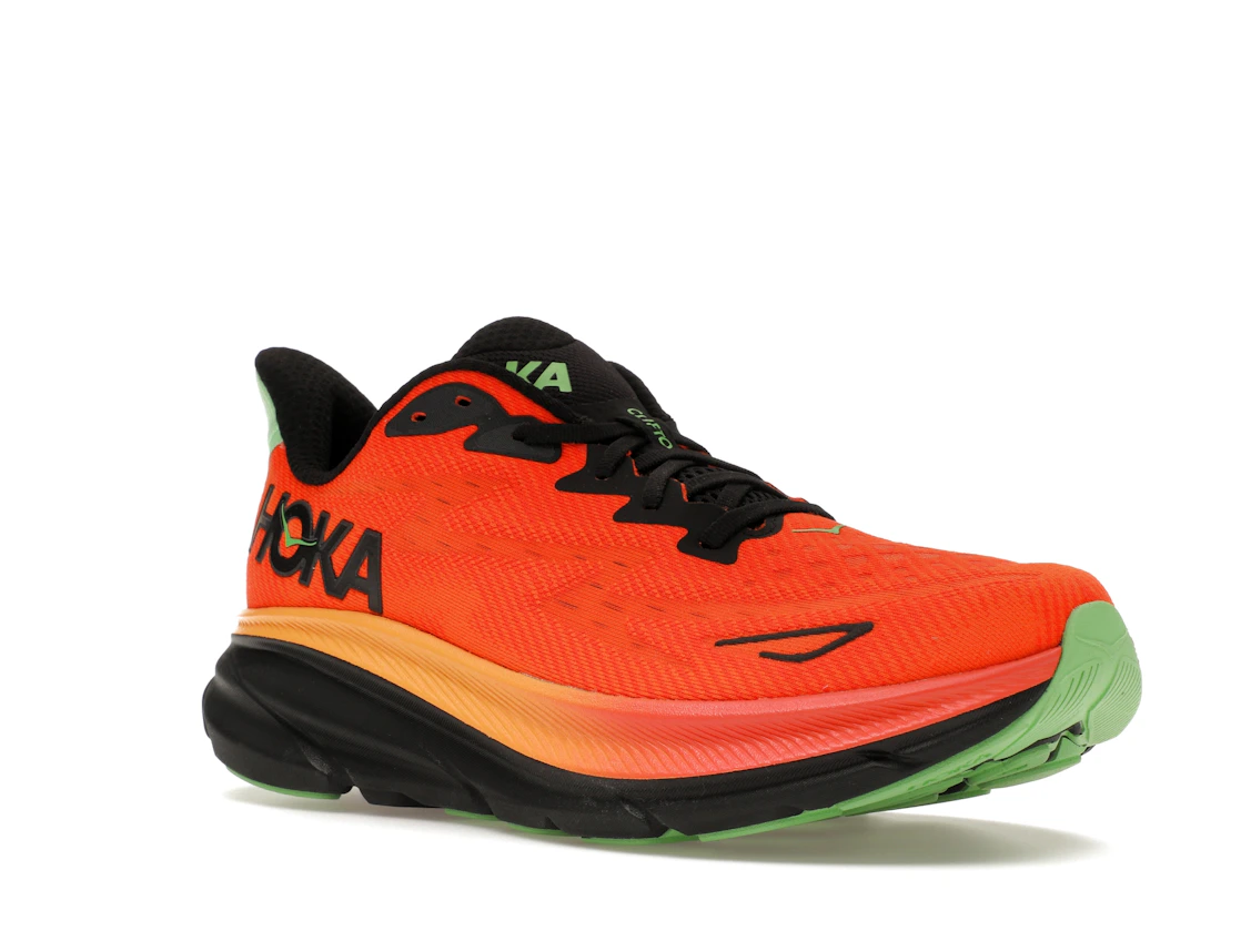 Hoka One One Clifton 9 Flame Vibrant Orange