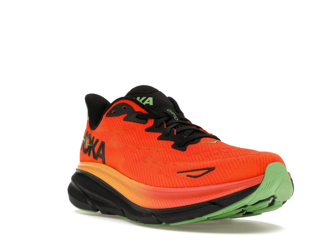 Hoka One One Clifton 9 Flame Vibrant Orange