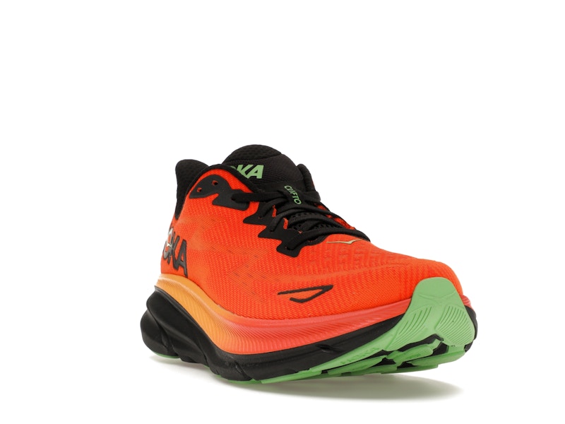 Hoka One One Clifton 9 Flame Vibrant Orange