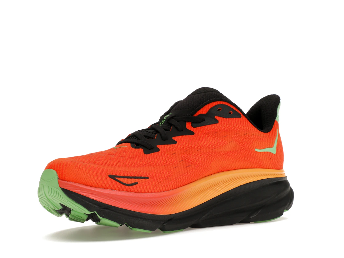 Hoka One One Clifton 9 Flame Vibrant Orange