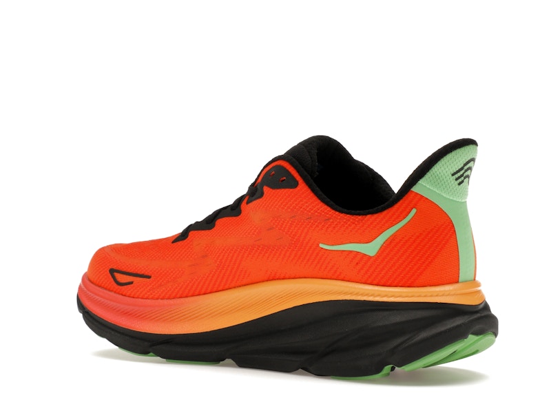 Hoka One One Clifton 9 Flame Vibrant Orange