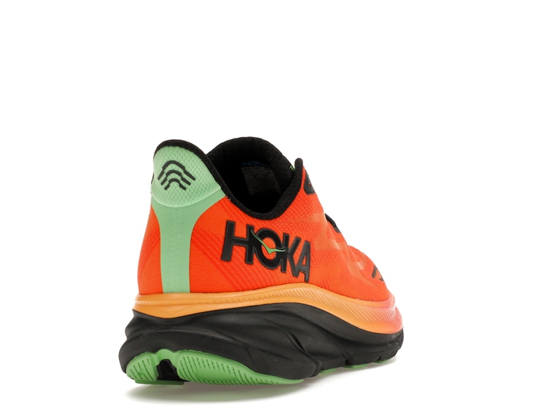 Hoka One One Clifton 9 Flame Vibrant Orange