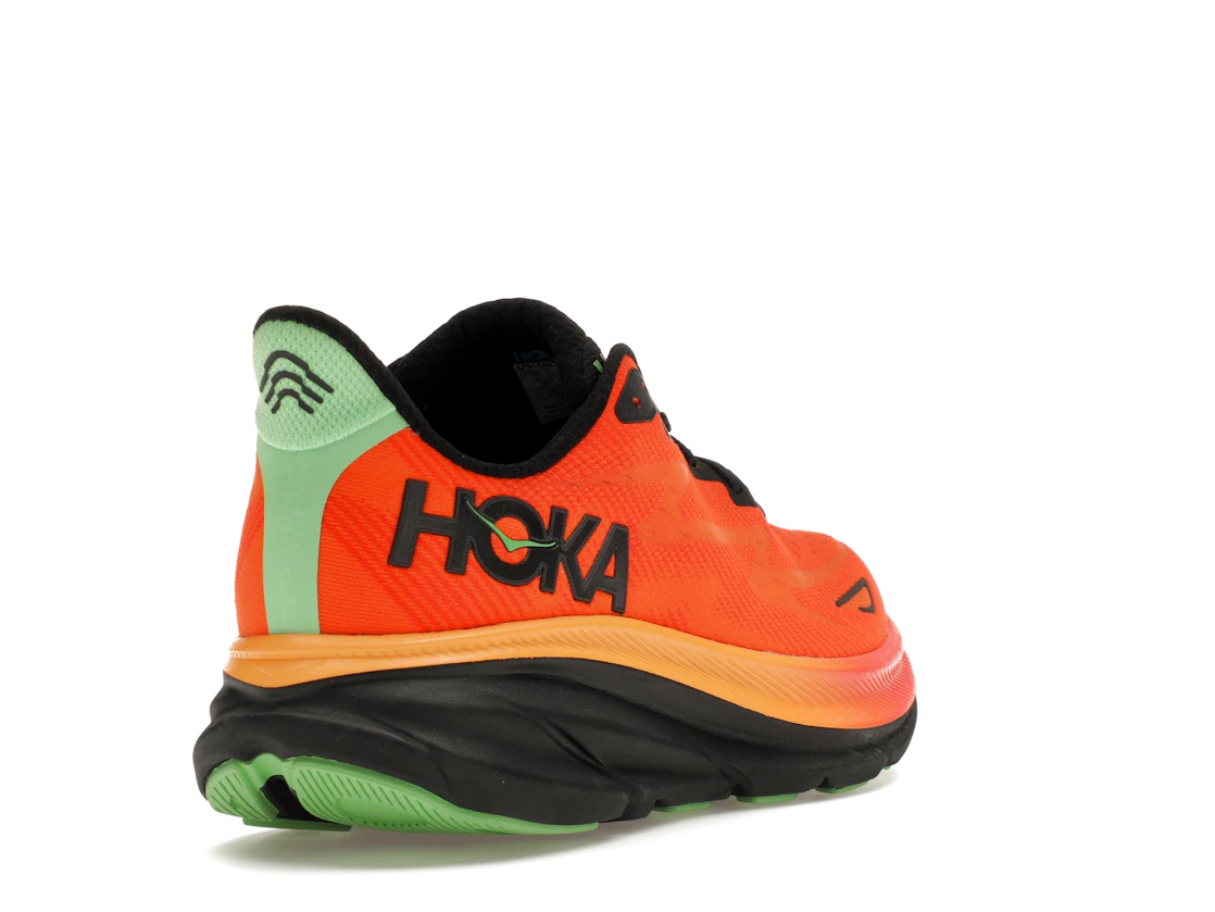 Hoka One One Clifton 9 Flame Vibrant Orange