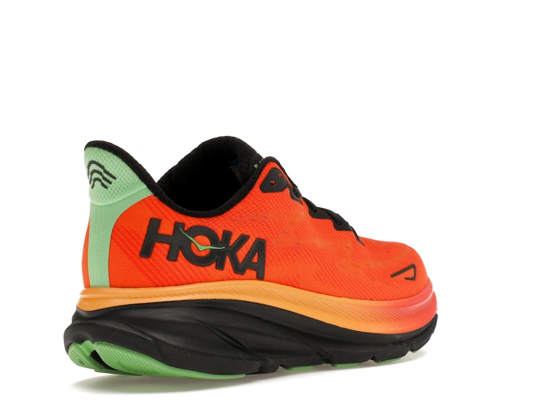 Hoka One One Clifton 9 Flame Vibrant Orange