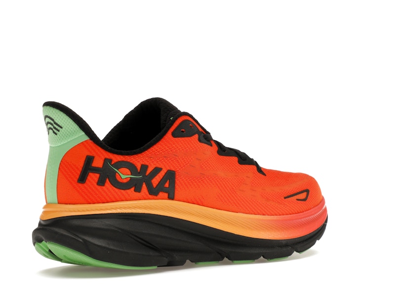 Hoka One One Clifton 9 Flame Vibrant Orange