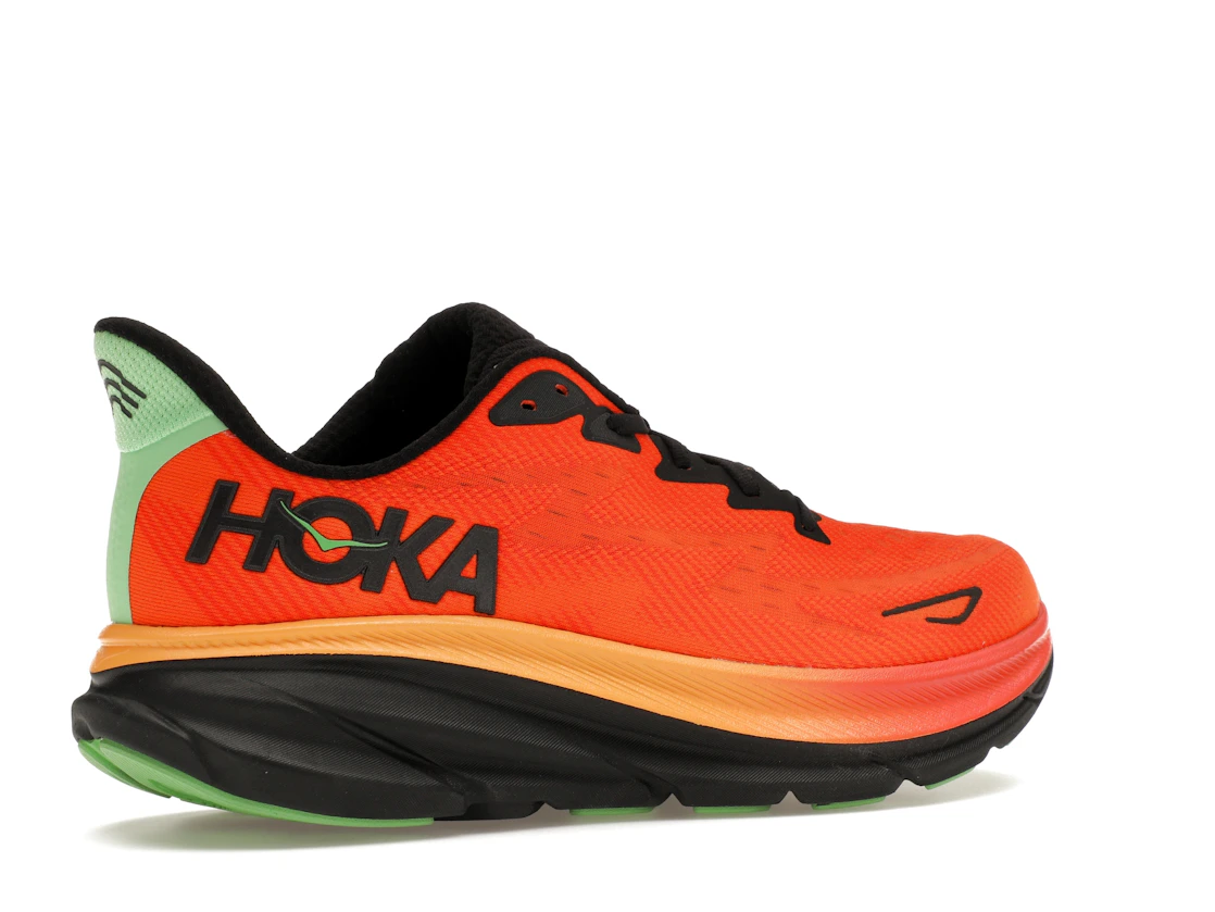 Hoka One One Clifton 9 Flame Vibrant Orange