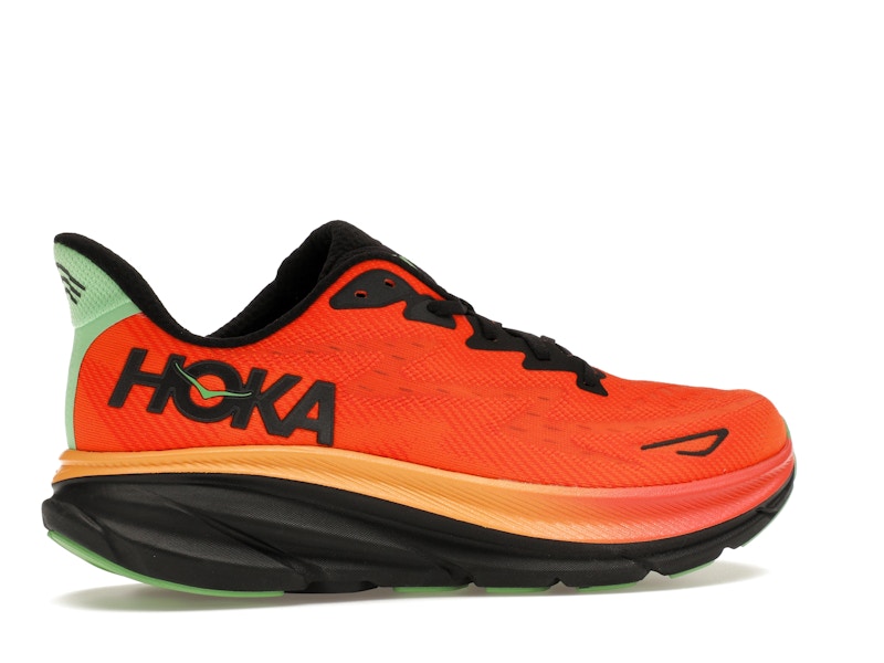 Hoka One One Clifton 9 Flame Vibrant Orange