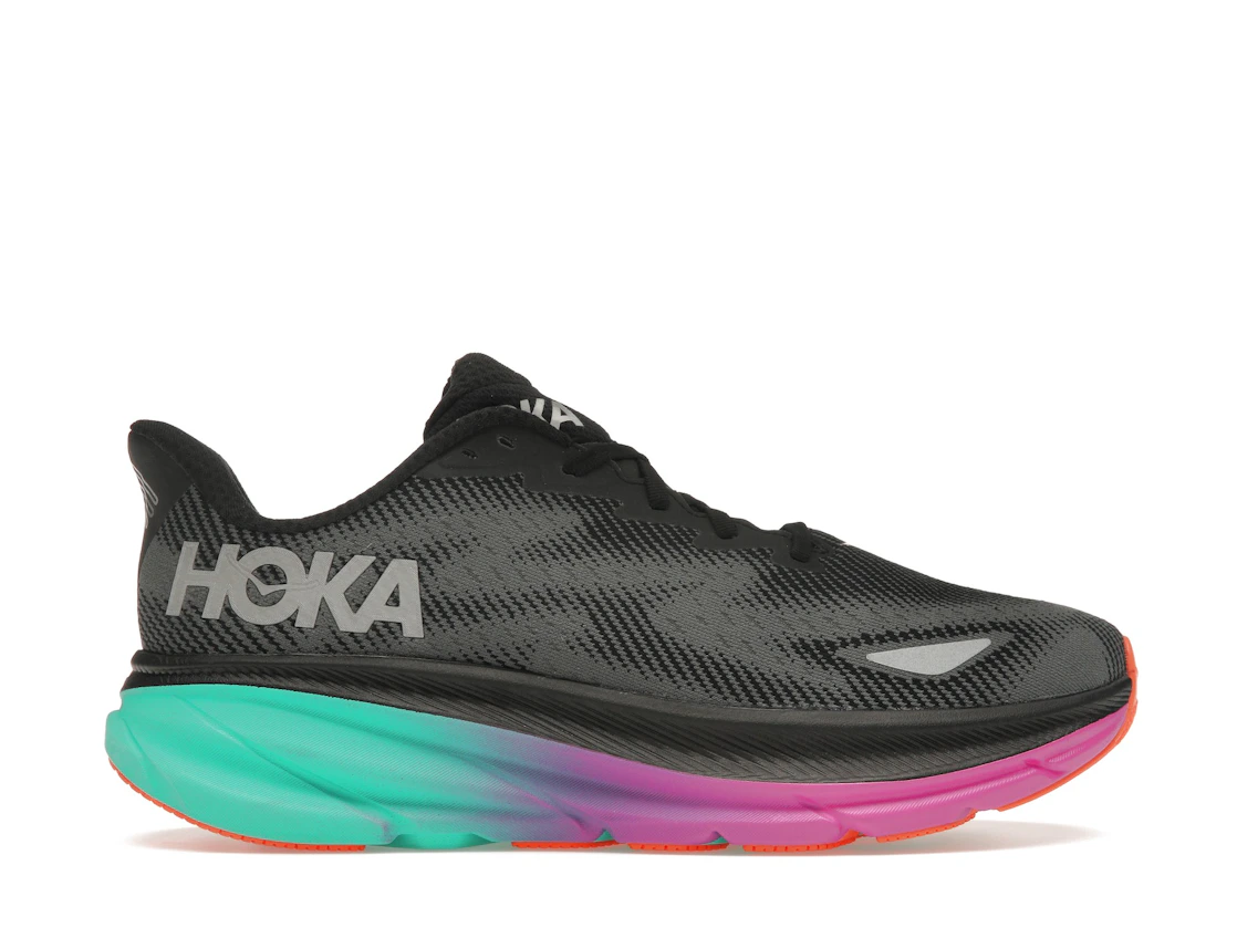 Hoka One One Clifton 9 Gore-Tex Black Electric Aqua (Women's)