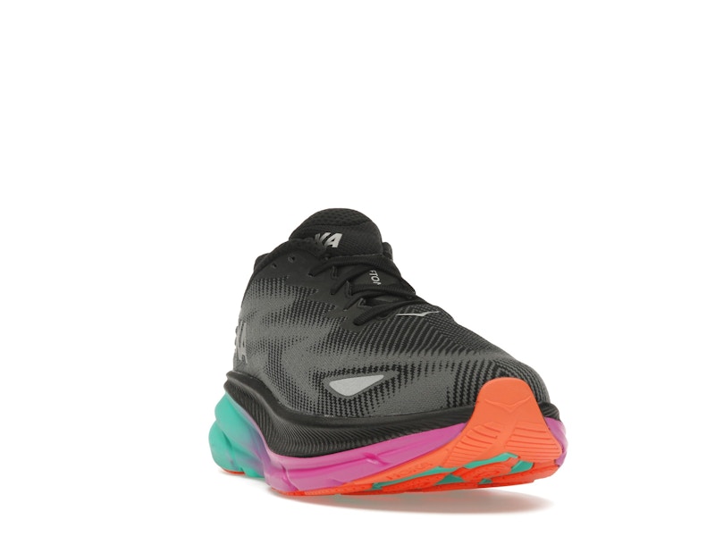 Hoka One One Clifton 9 Gore-Tex Black Electric Aqua (Women's)