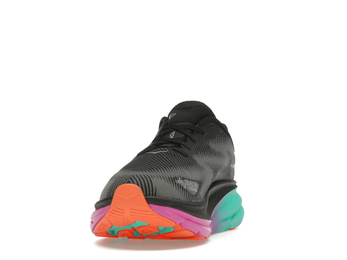 Hoka One One Clifton 9 Gore-Tex Black Electric Aqua (Women's)