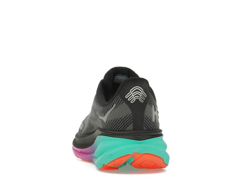 Hoka One One Clifton 9 Gore-Tex Black Electric Aqua (Women's)