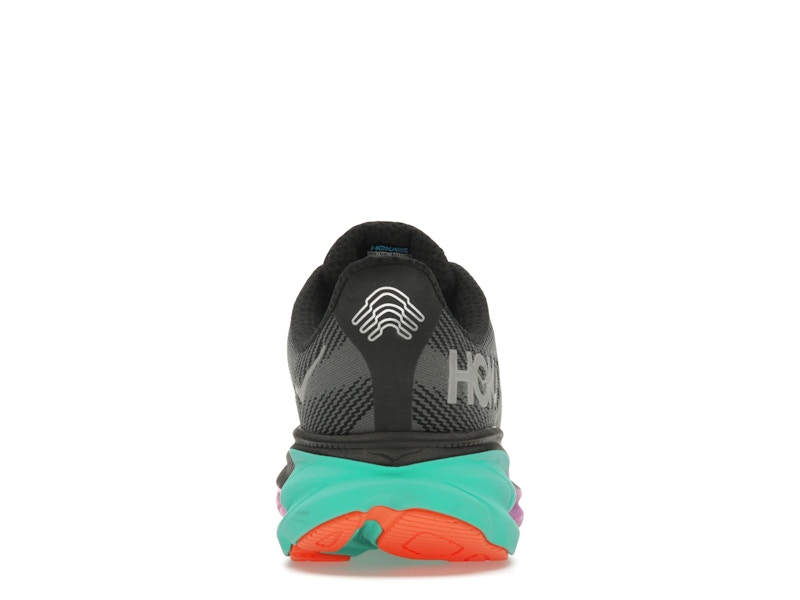 Hoka One One Clifton 9 Gore-Tex Black Electric Aqua (Women's)